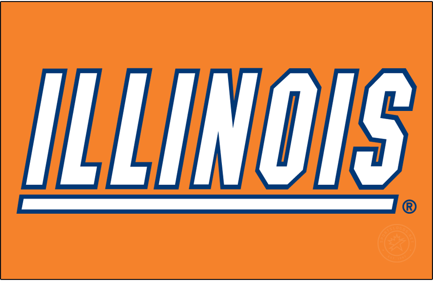 Illinois Fighting Illini 1995-2014 Primary Dark Logo iron on transfers for clothing